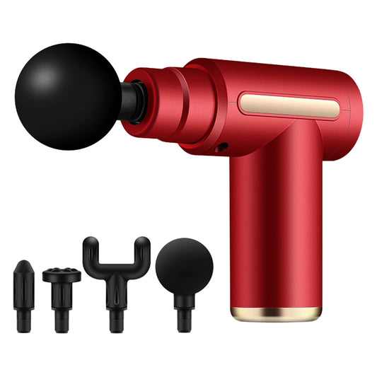 Mini Massage Gun Rechargeable Percussion Muscle Massager for Neck Back Pain Relief Electric Vibration Deep Tissue Relaxation